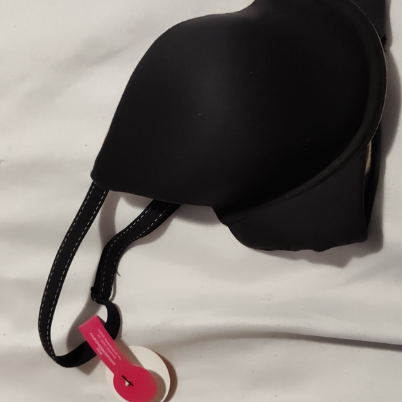 Maidenform Comfort dev Soft Demi Underwire Bra Black/Body Beige Lining 32C Women - Picture 3 of 10